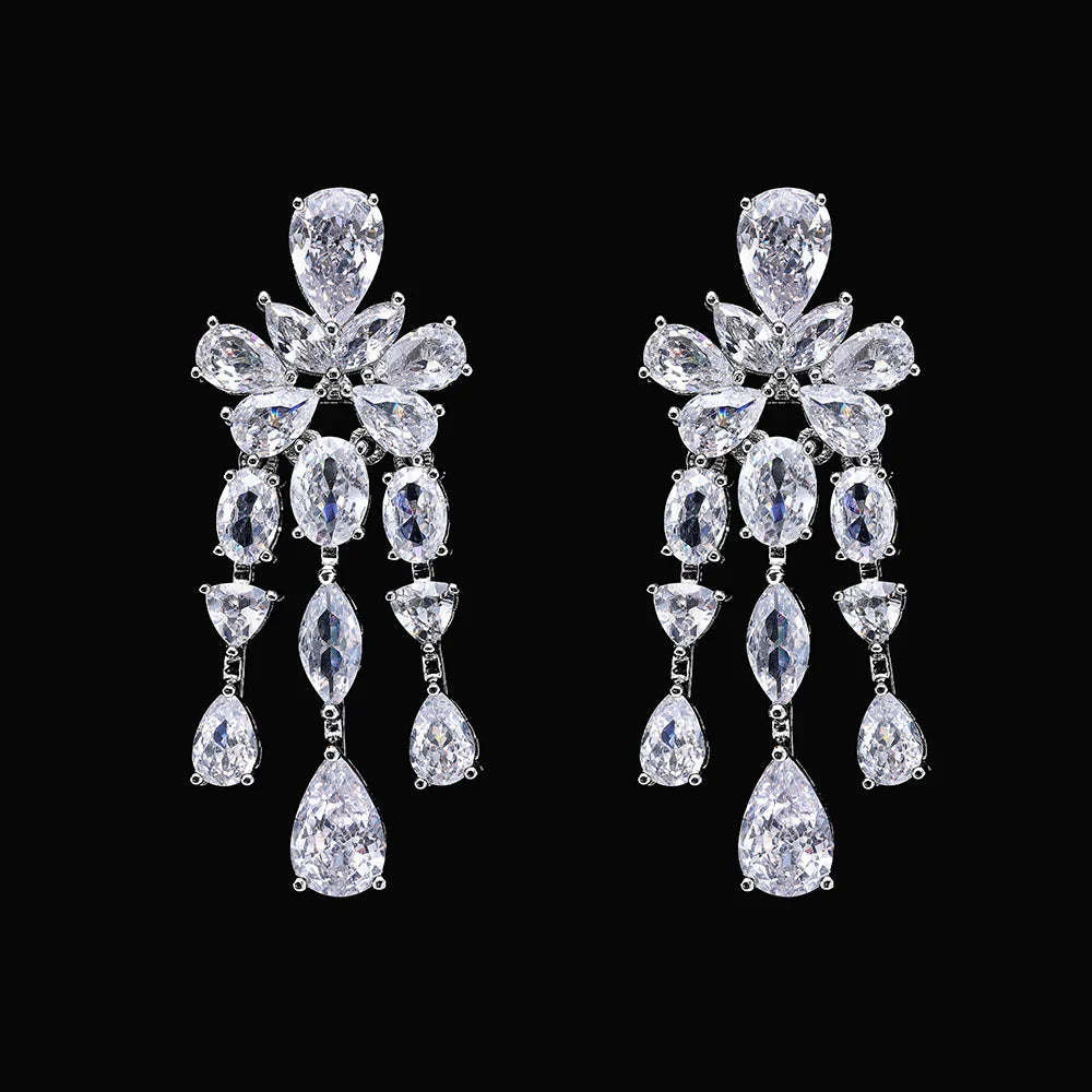 Double Layer Bridal Jewelry Set