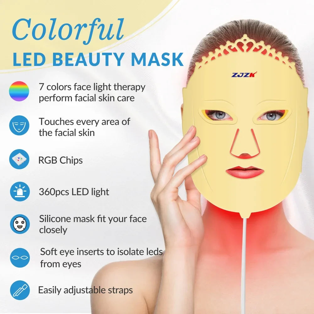 LED Light Therapy Face Mask