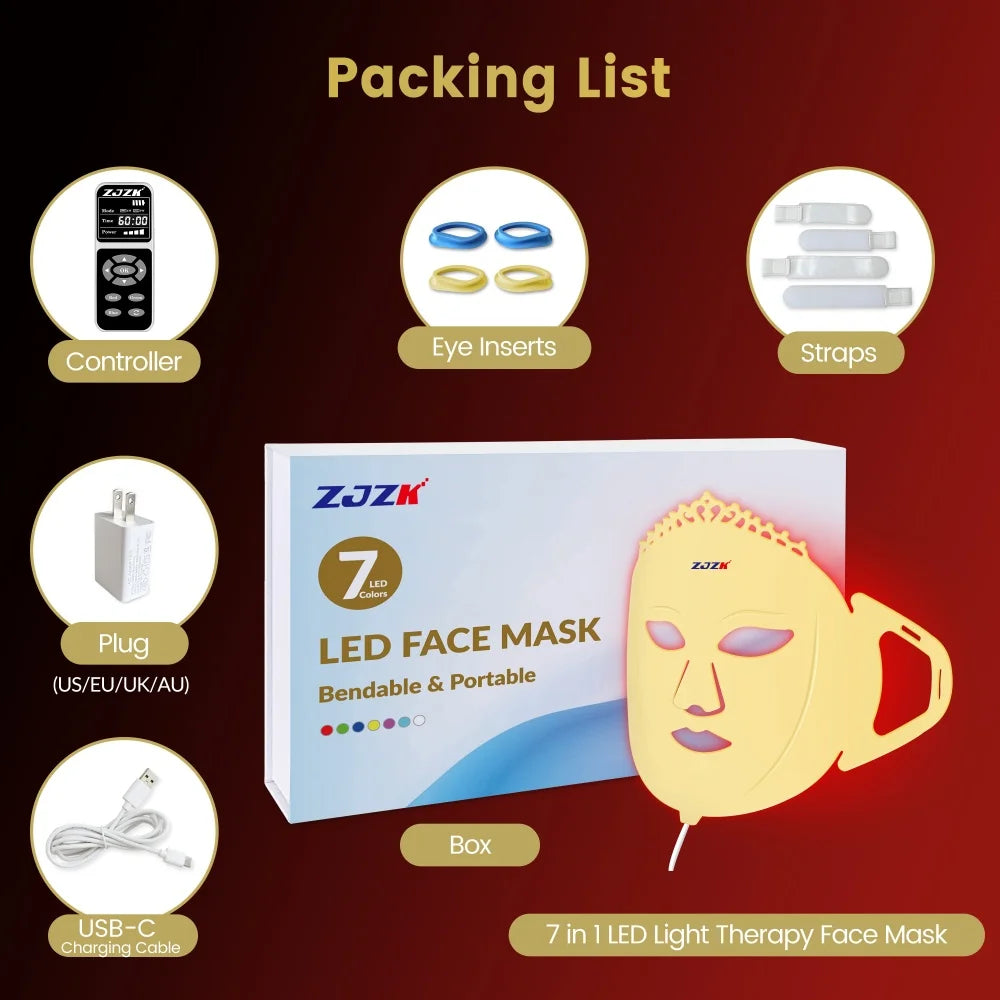 LED Light Therapy Face Mask