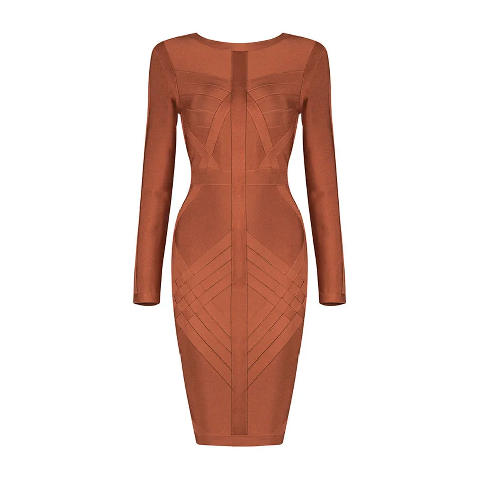 Long Sleeve Bodycon Party Dress