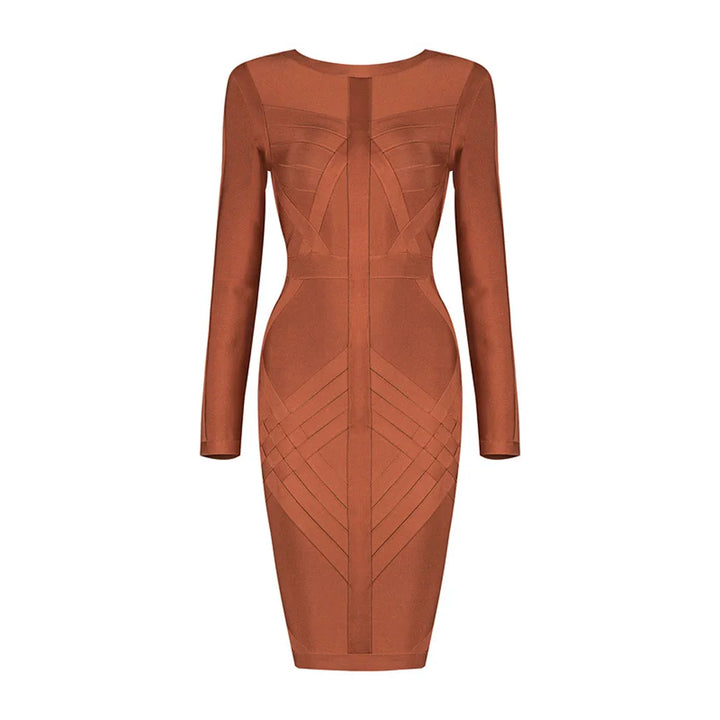 Long Sleeve Bodycon Party Dress