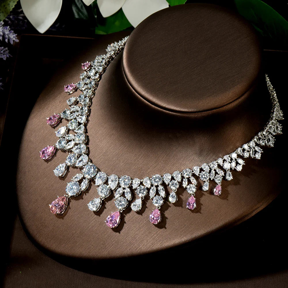 Bridal Zirconia Choker Set