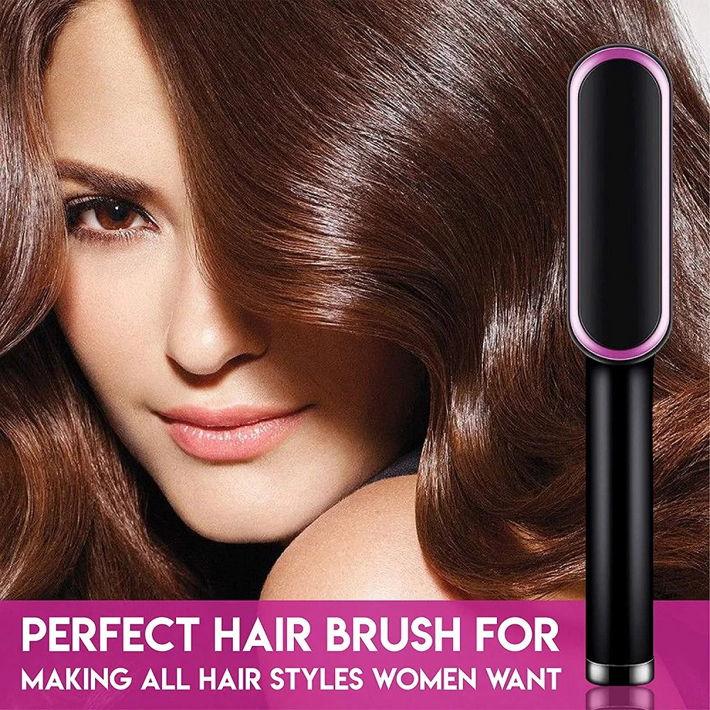 Ionic Hair Straightener Brush Comb