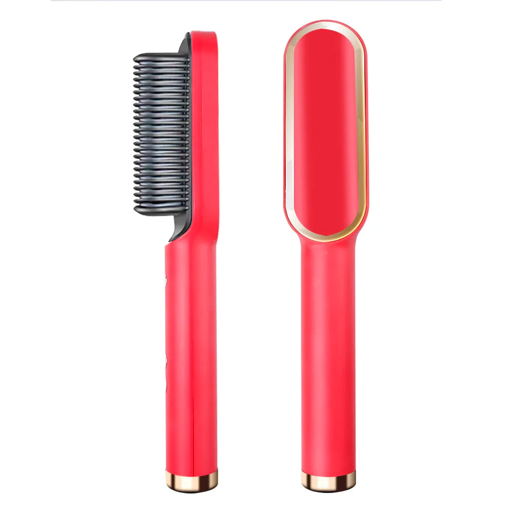 Ionic Hair Straightener Brush Comb