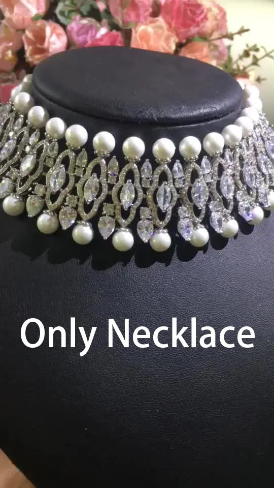 Cubic Zirconia Wedding Choker