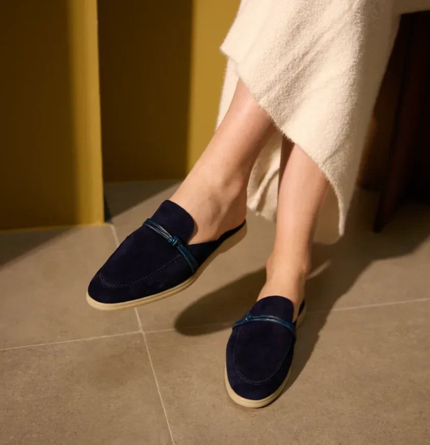 Tassel Suede Slip On Loafers