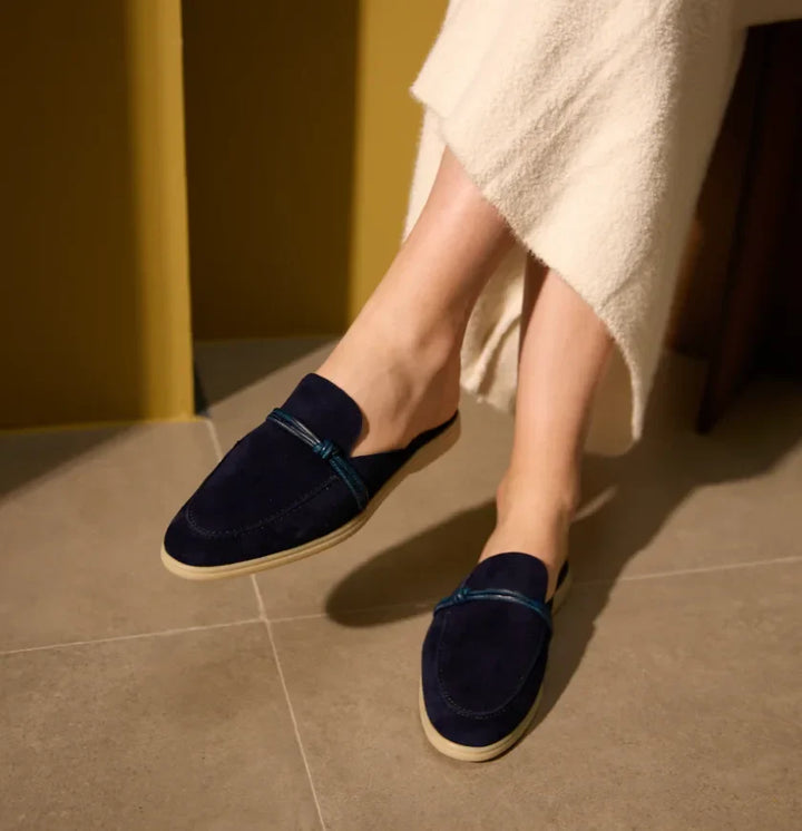 Tassel Suede Slip On Loafers
