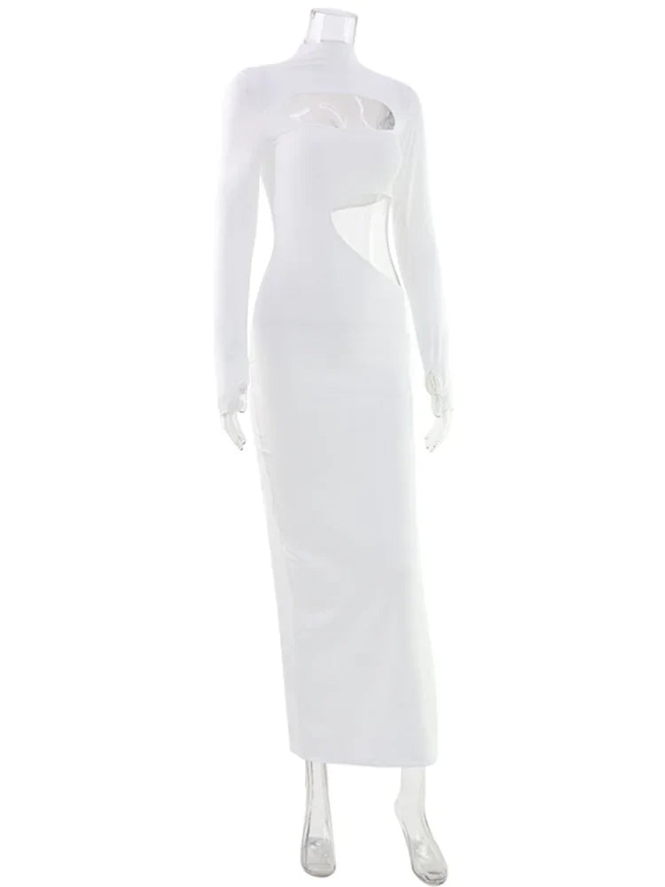 Turtleneck Slim Fit Party Dress