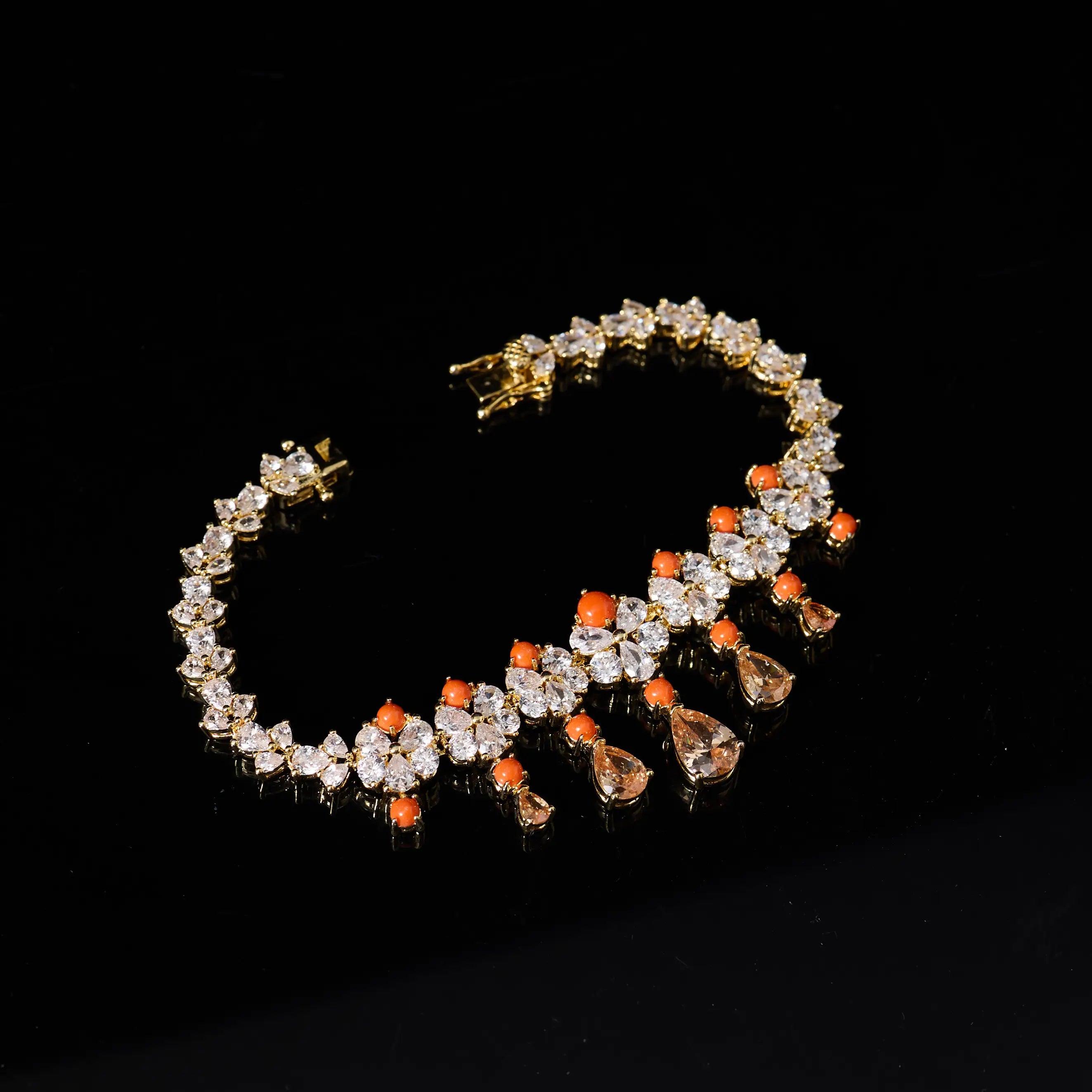 Turquoise Zircon Jewelry Set