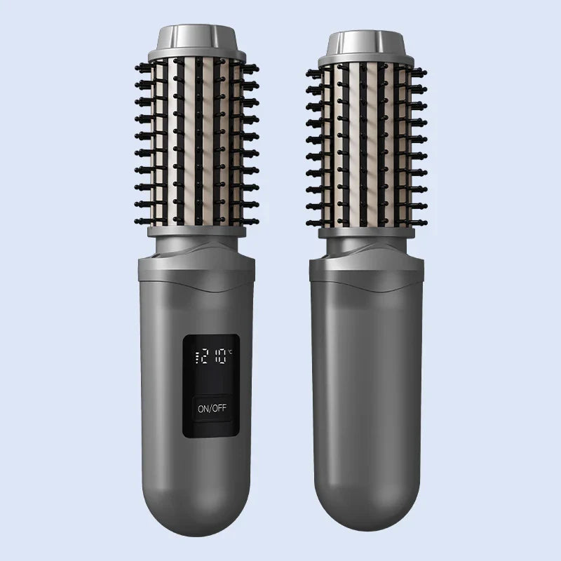 Cordless Hair Straightener Brush Tool