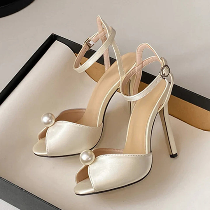 Peep Toe Thin Heel Sandals