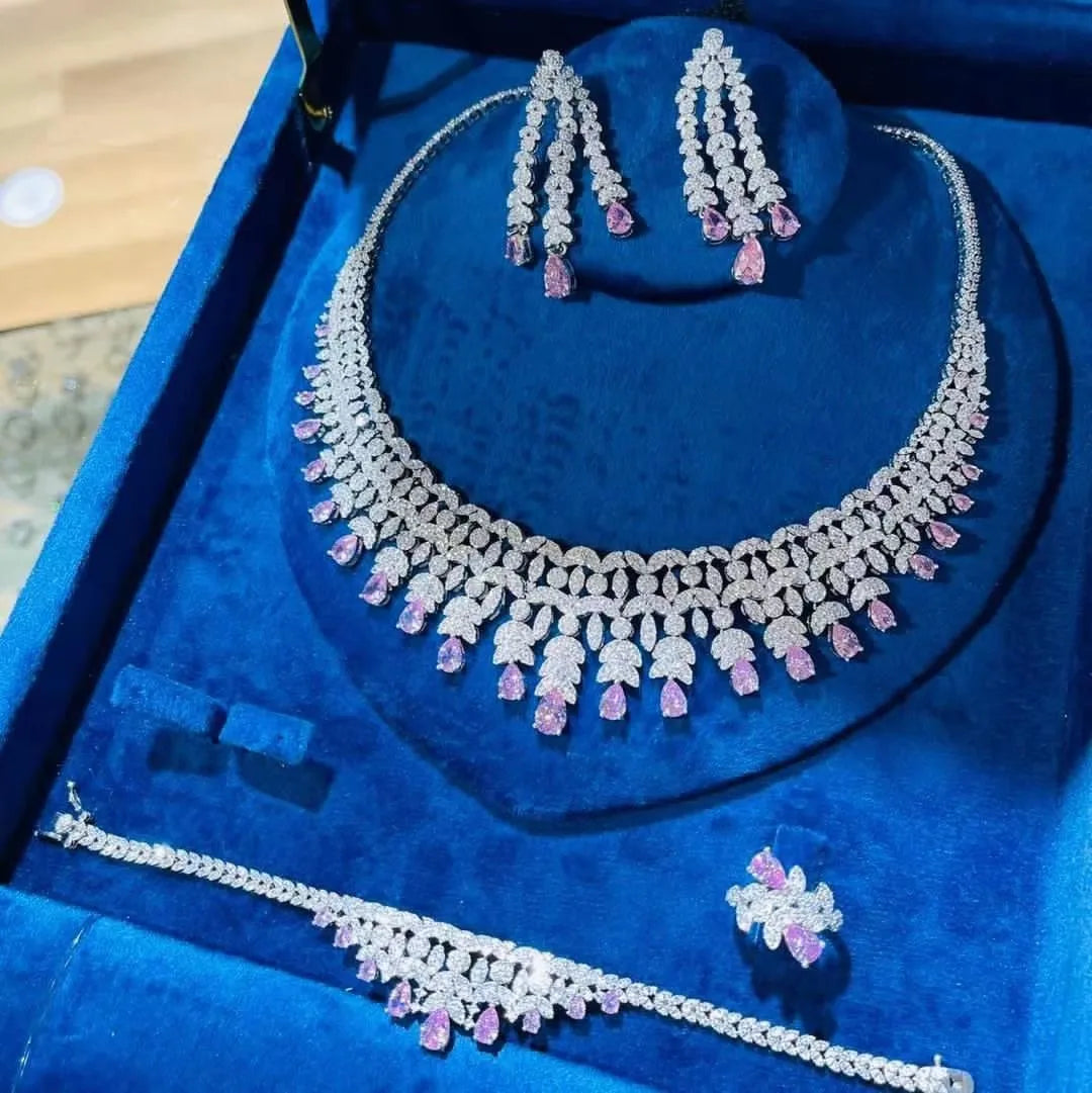 Crystal Wedding Jewelry Set
