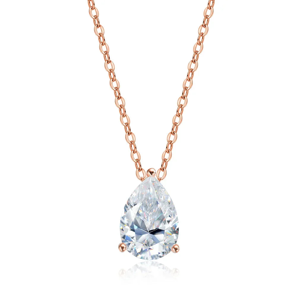 Moissanite Water Drop Necklace