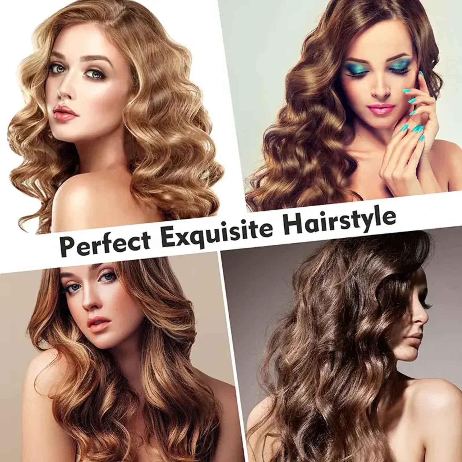Automatic Cordless Hair Curling Iron