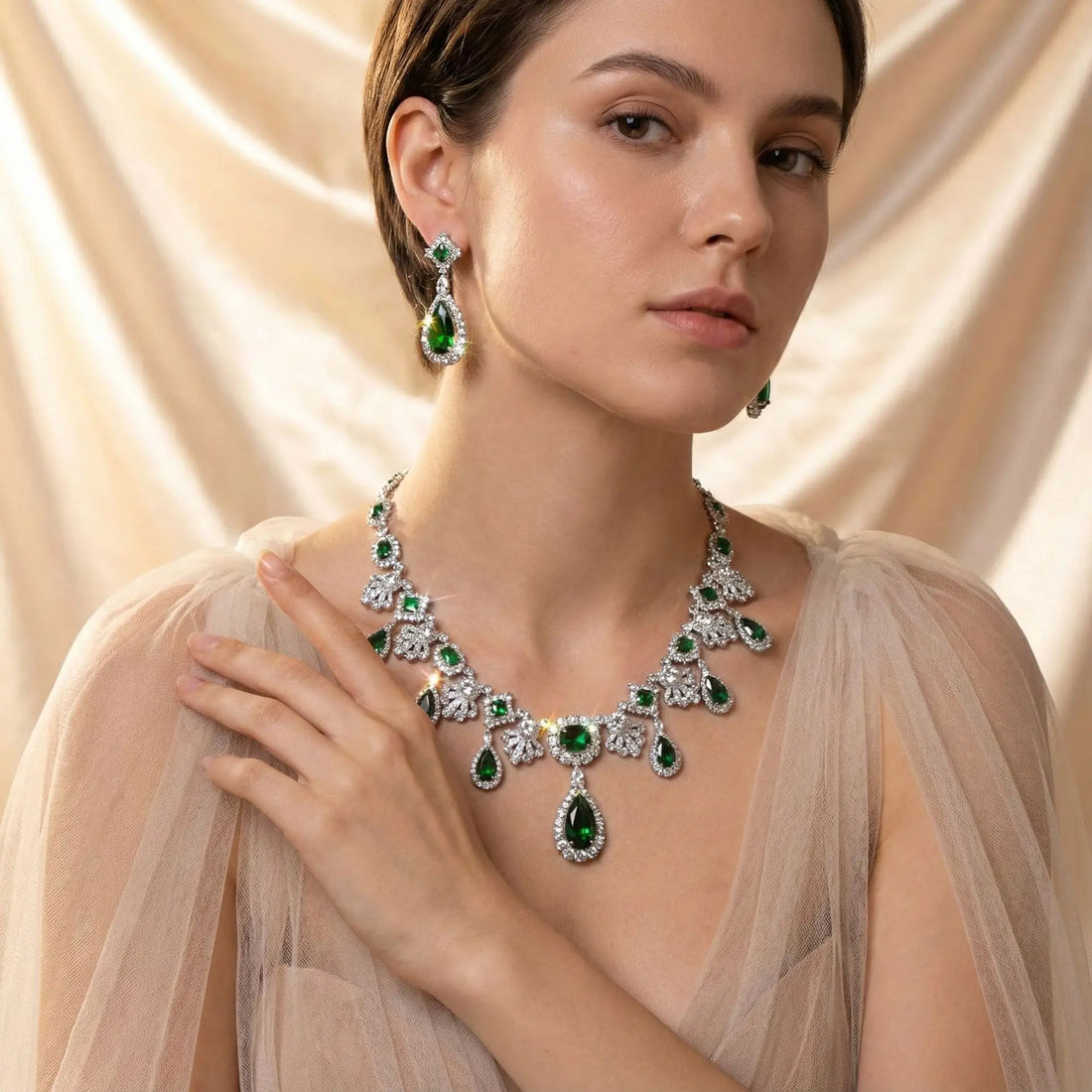 Water Drop Zircon Necklace