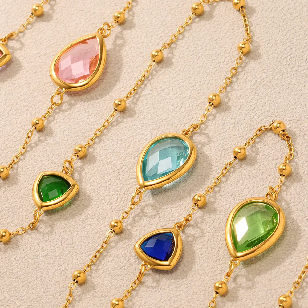 Water Drop Chain Pendant Necklace