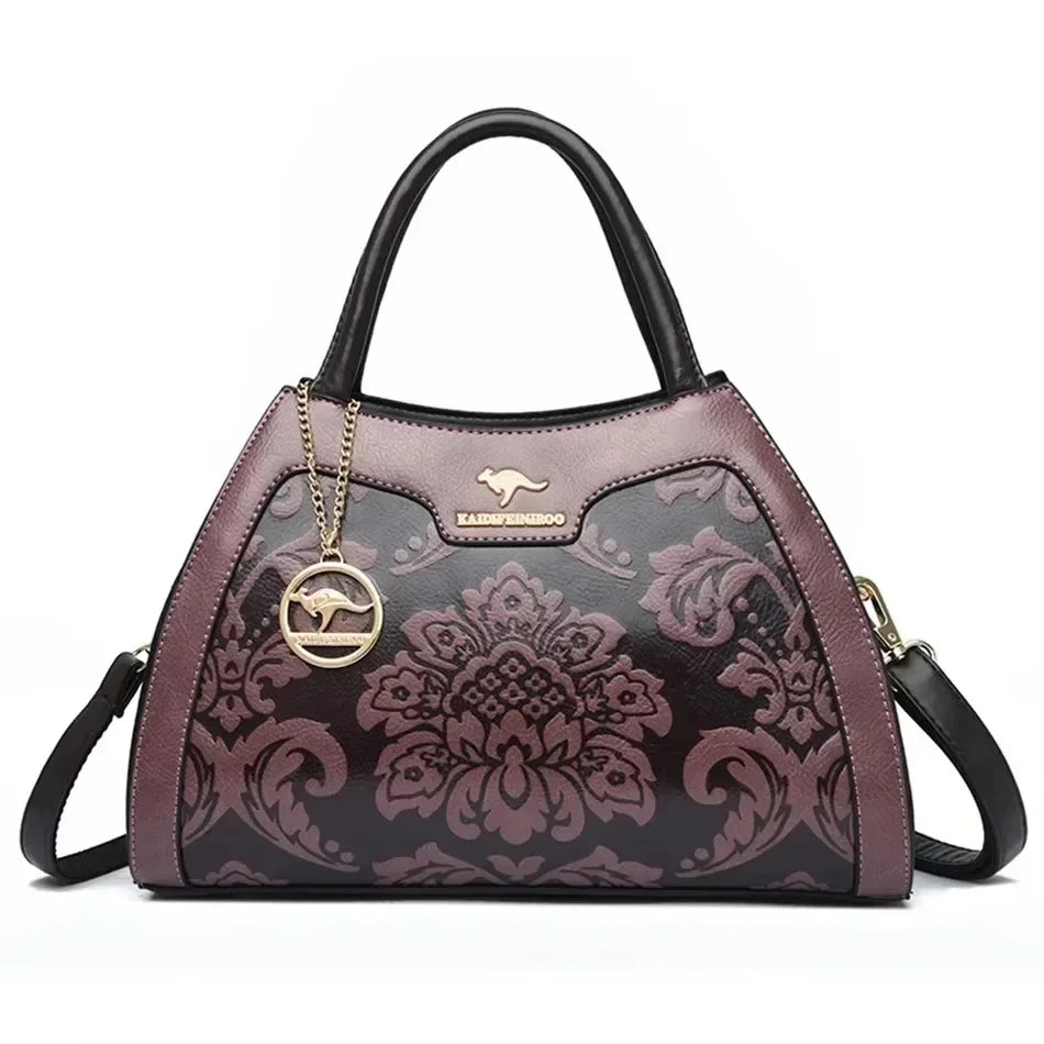 Large Capacity Leather Shoulder Bag