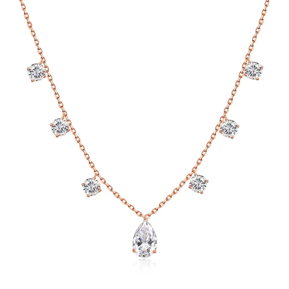 Moissanite Water Drop Necklace