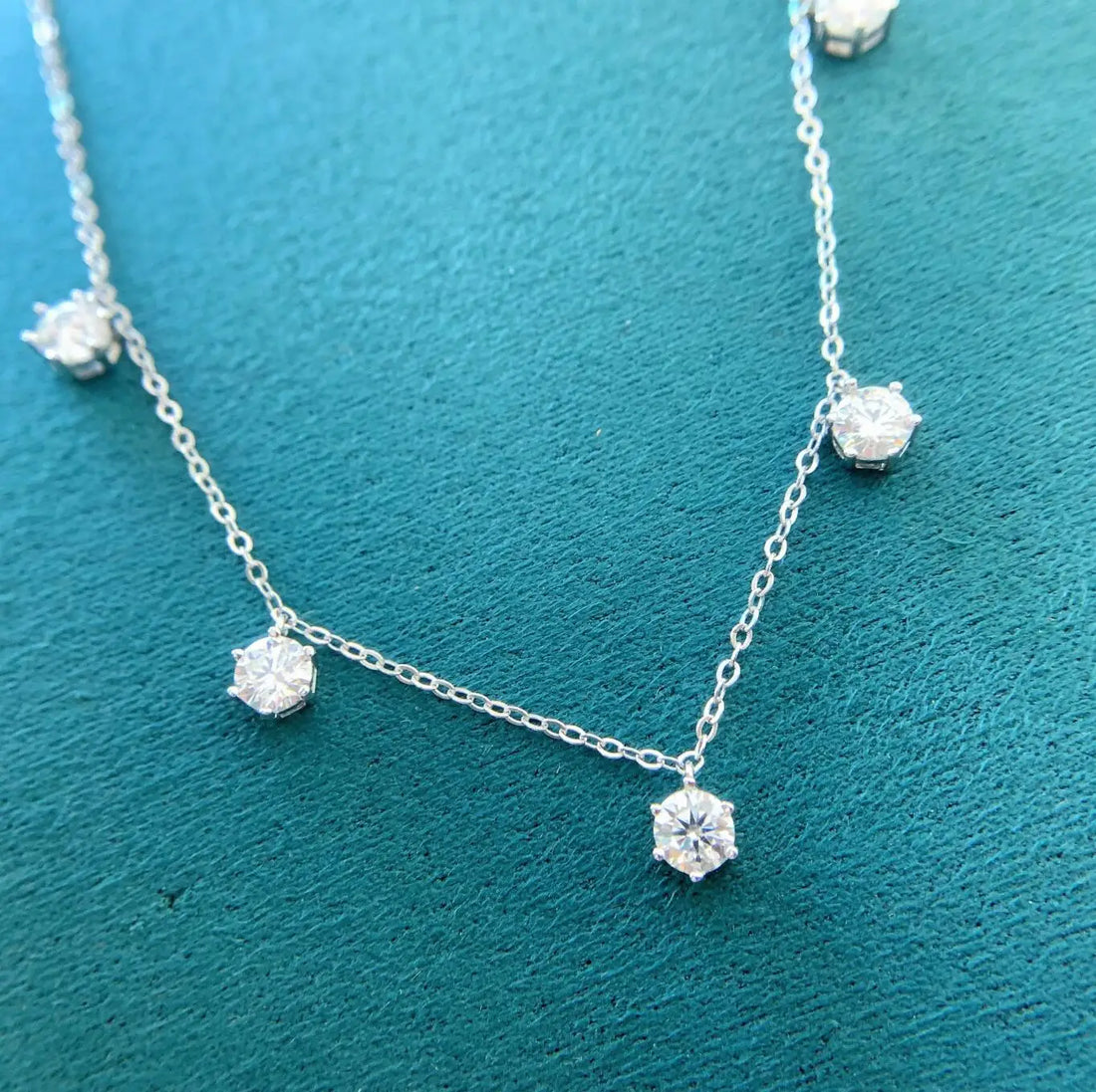 Moissanite Tennis Chain Necklace