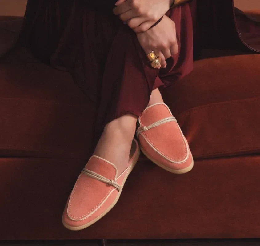 Tassel Suede Slip On Loafers