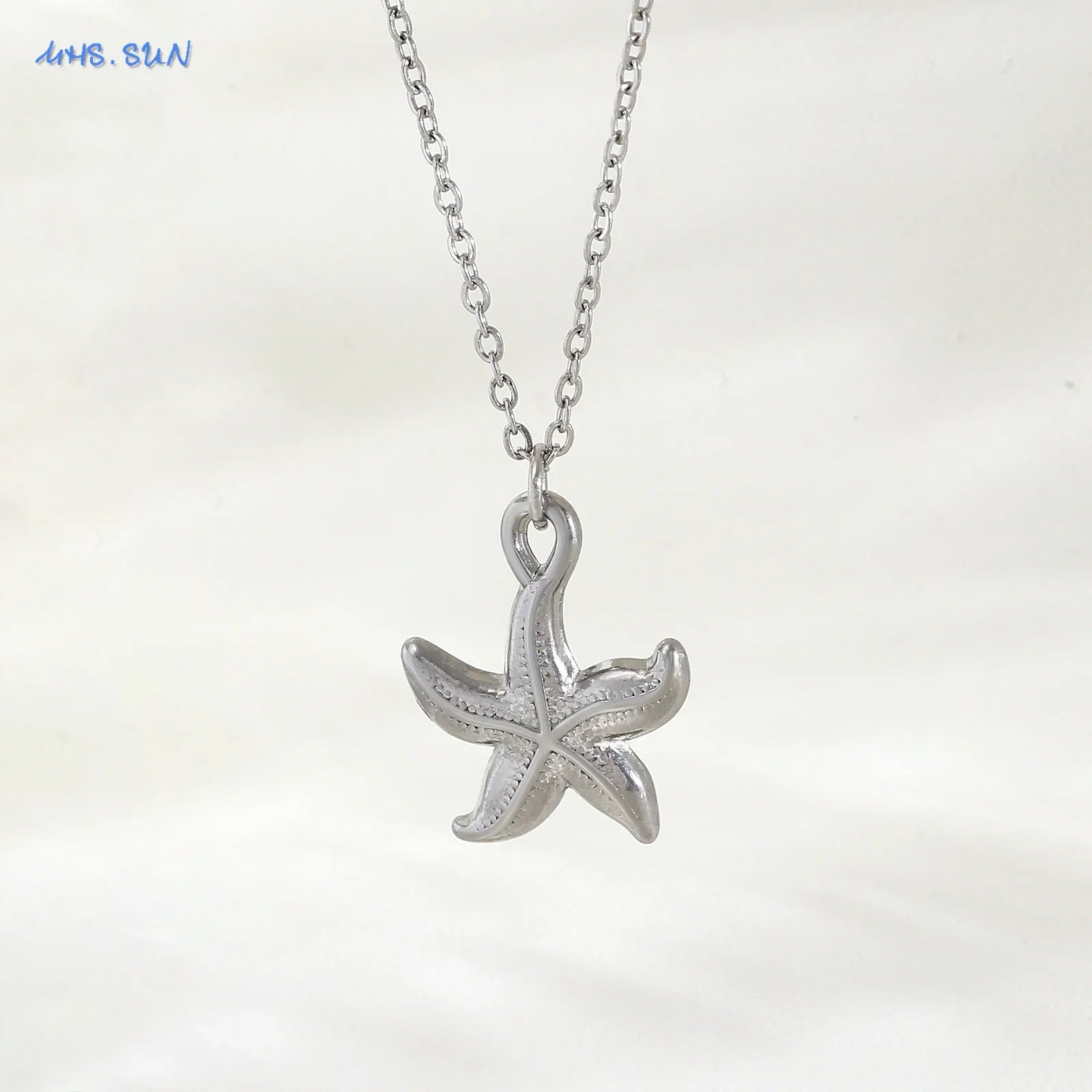 Starfish Shell Pendant Necklace