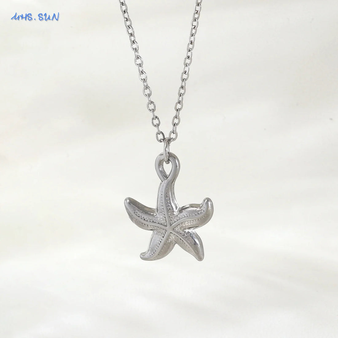 Starfish Shell Pendant Necklace