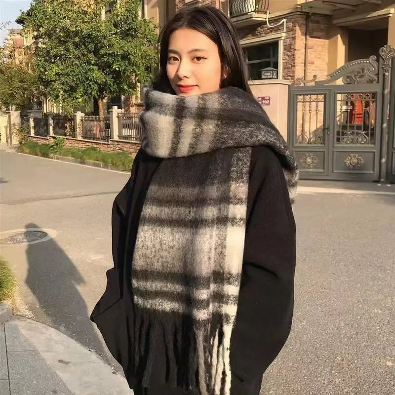Warm Cashmere Winter Scarf Women