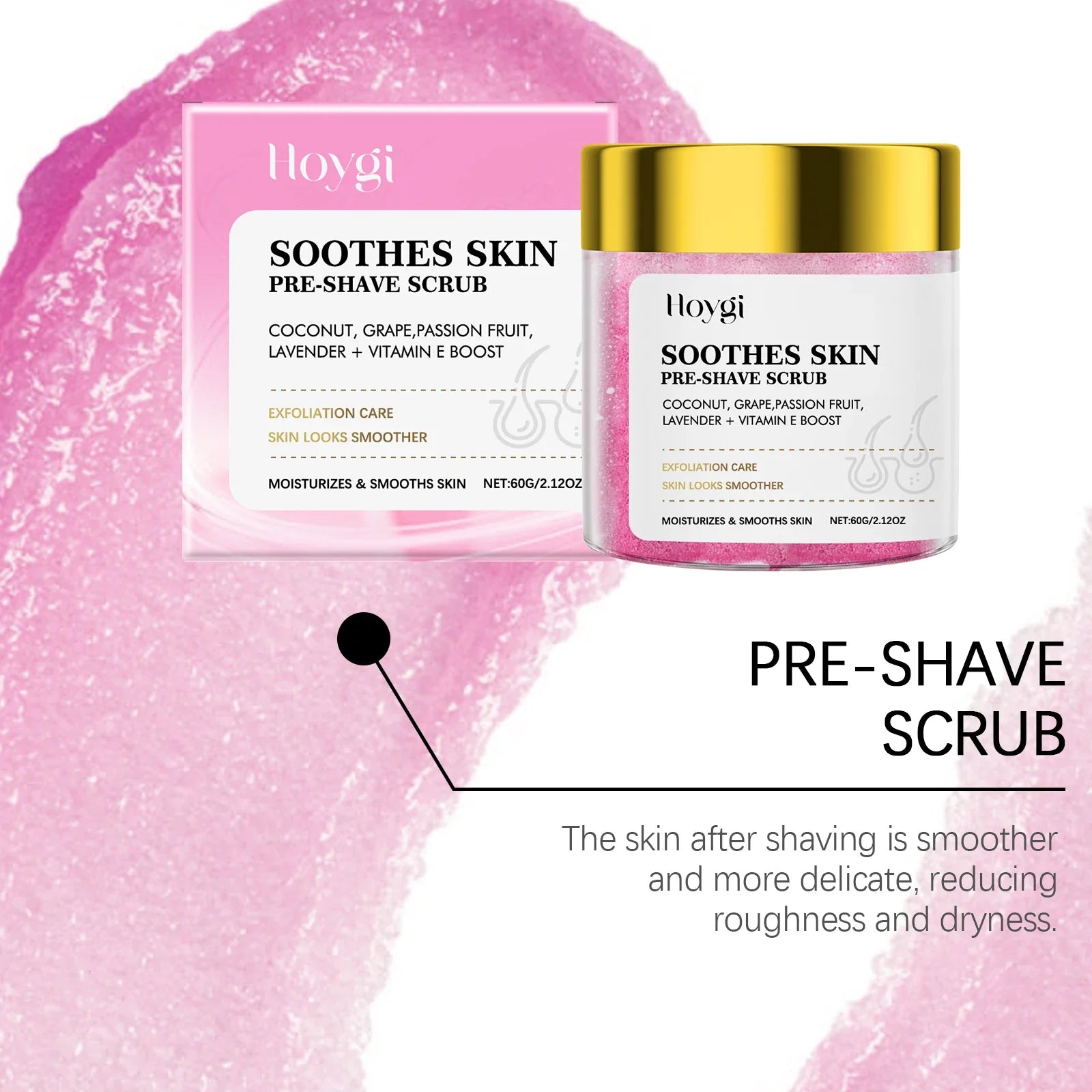 Pre Shave Exfoliating Skin Scrub