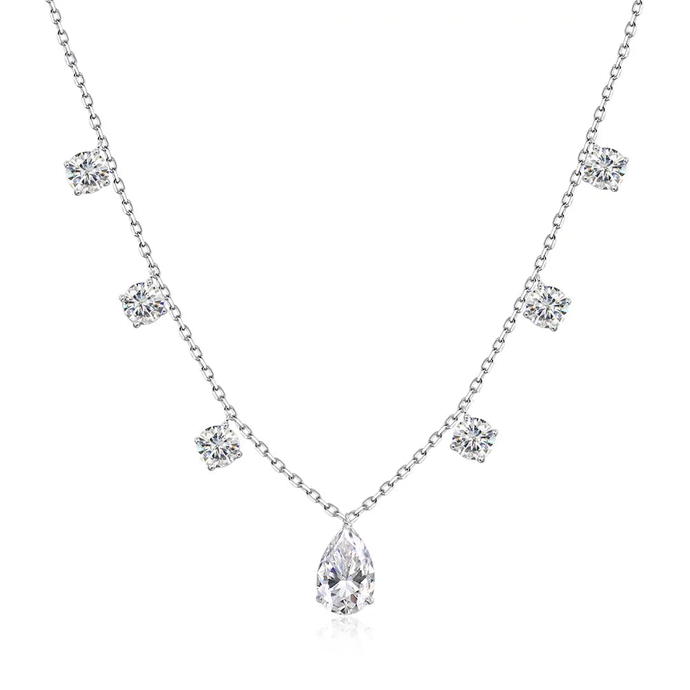 Moissanite Water Drop Necklace