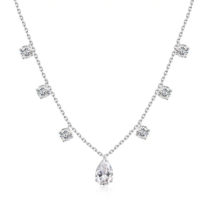 Moissanite Water Drop Necklace