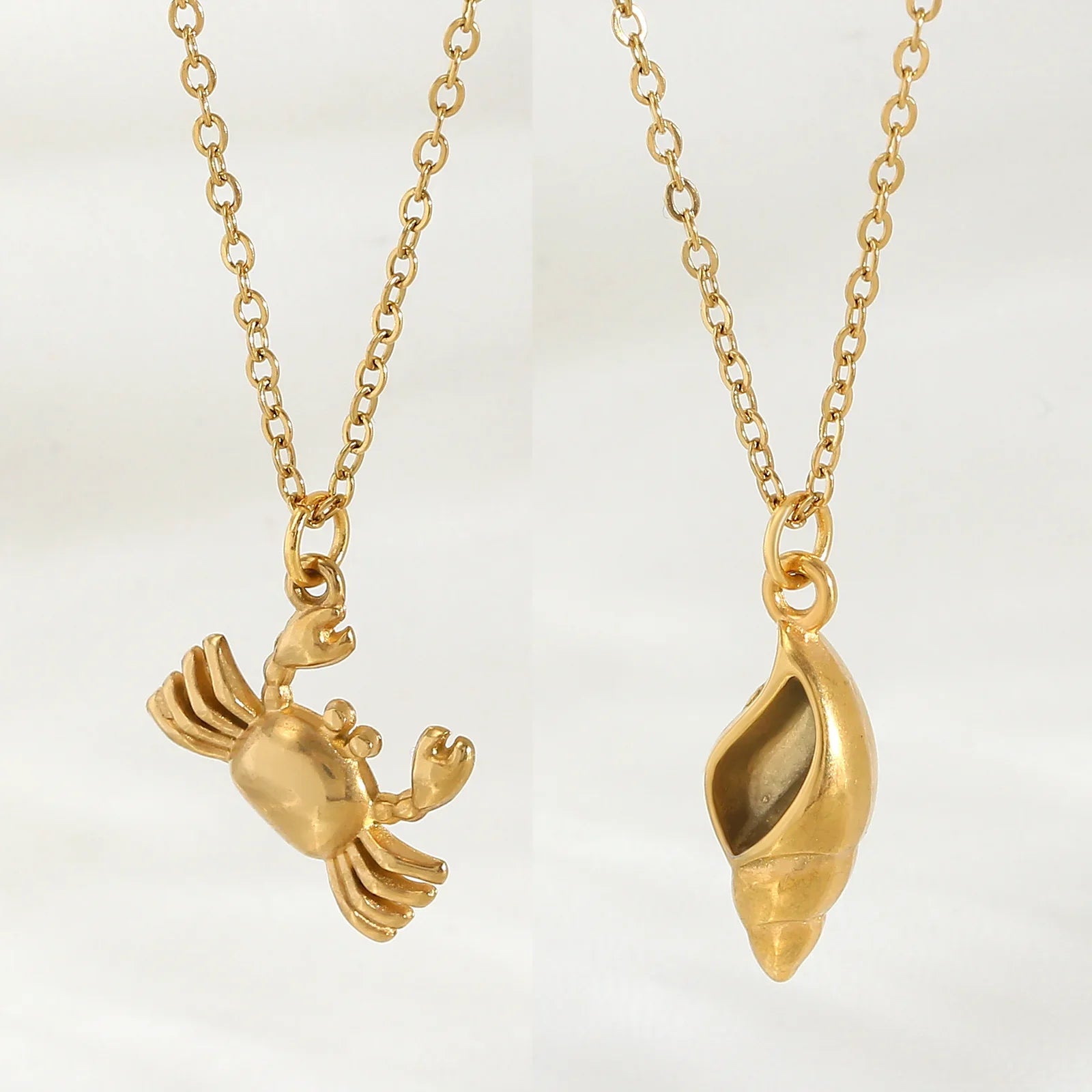 Starfish Shell Pendant Necklace