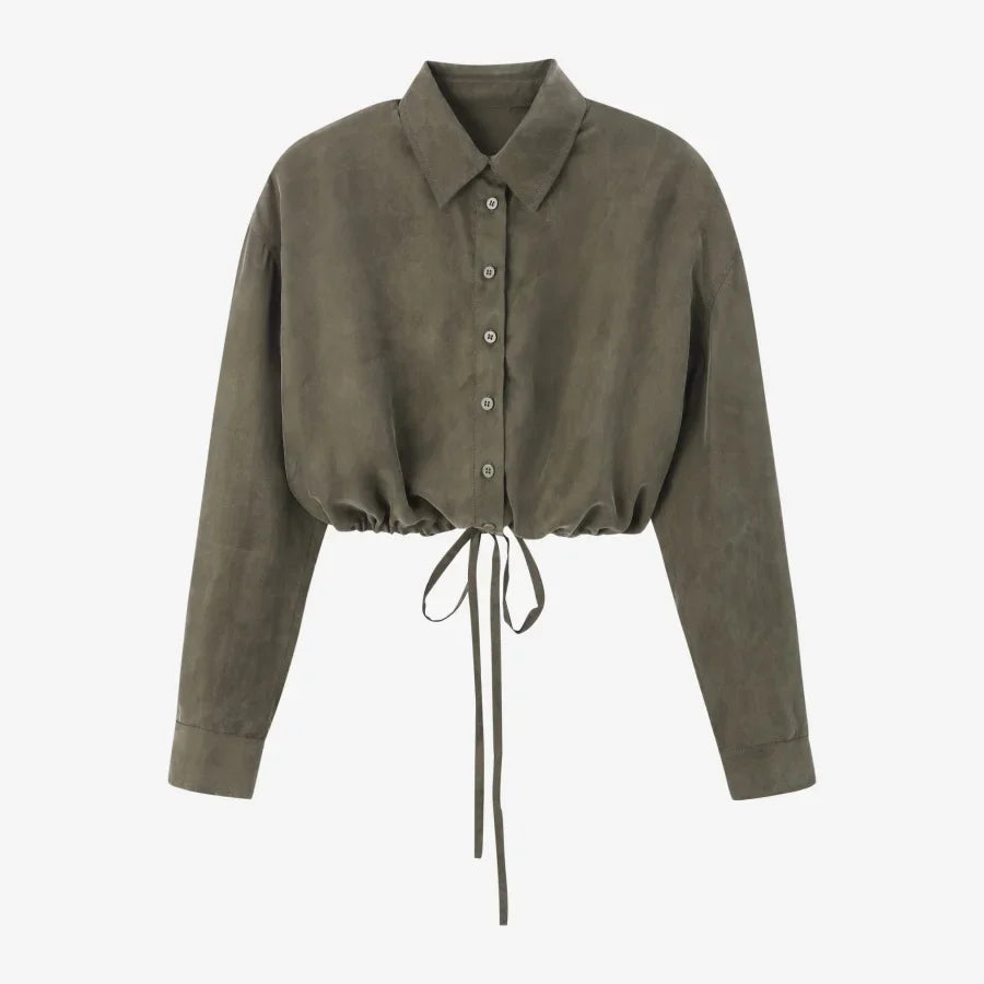 Luxury Shirt Skirt Matching Set