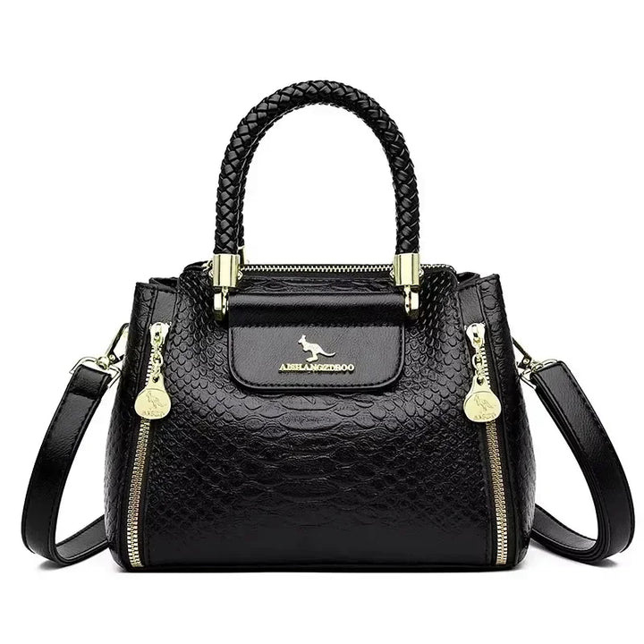 Large Capacity Leather Shoulder Bag