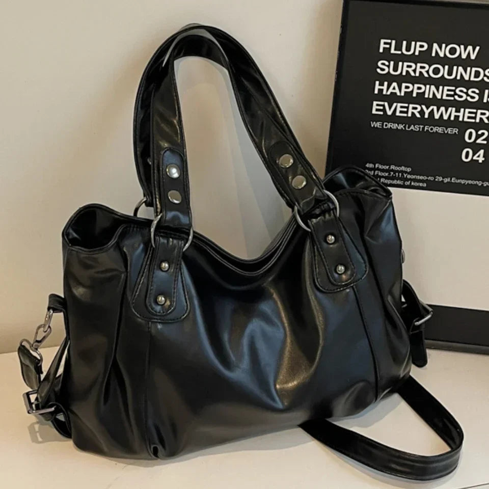 Retro Large Capacity Shoulder Bag