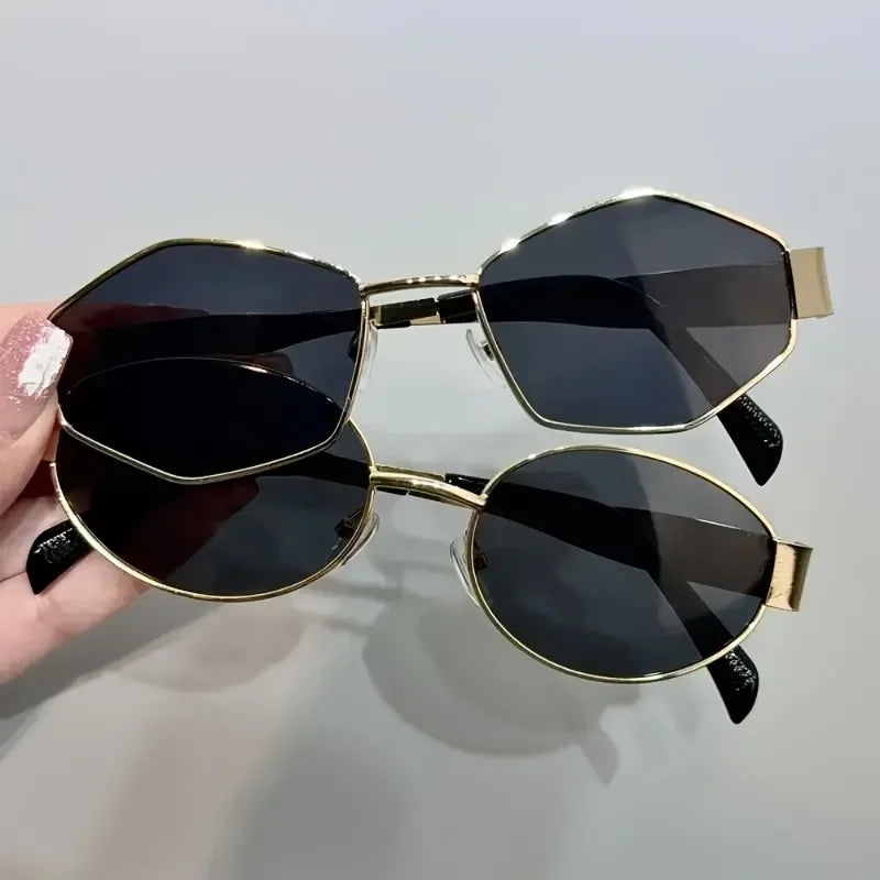 Metal Frame Fashion Sunglasses Set