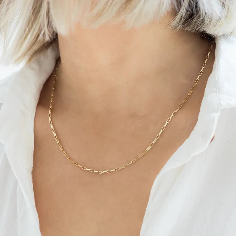 Gold Chain Choker Necklace Women