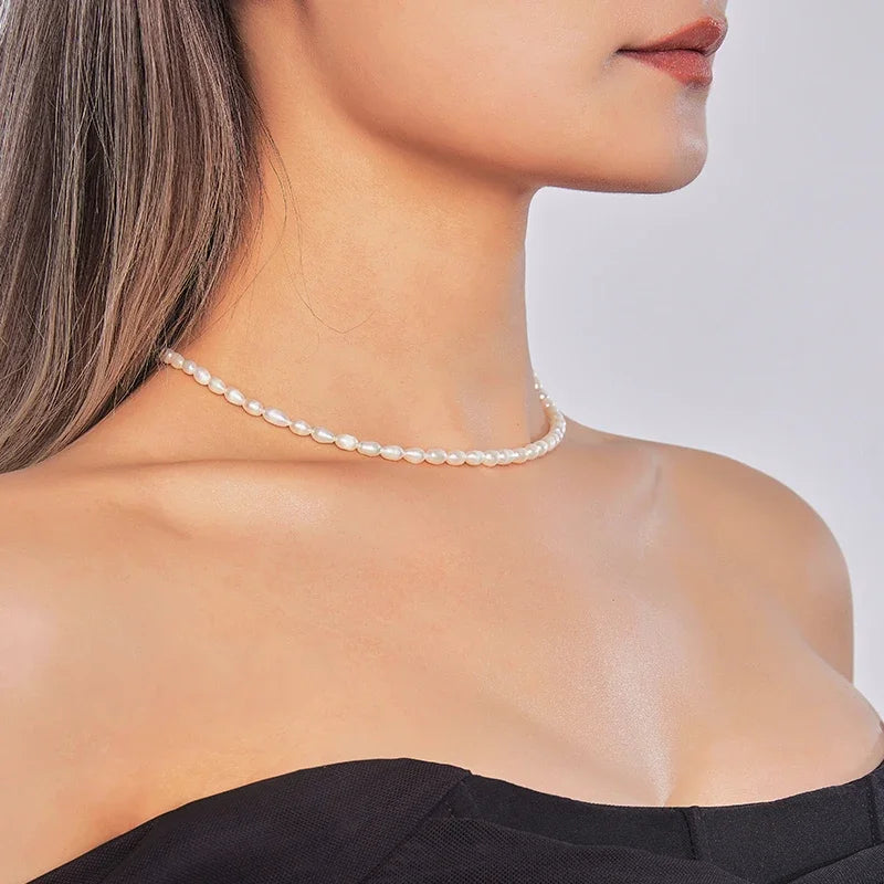 Freshwater Pearl Chain Necklace