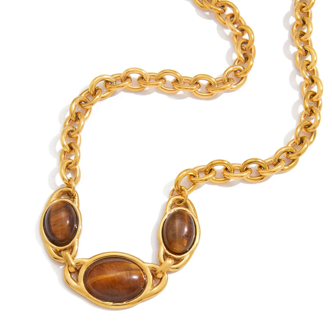 Tiger Eye Pendant Necklace