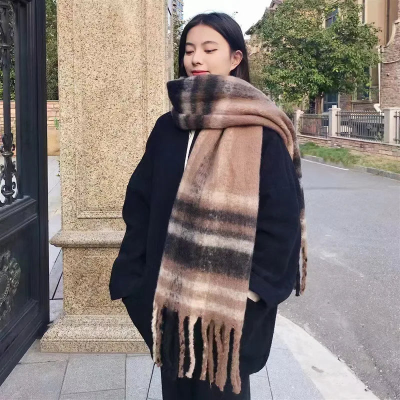 Warm Cashmere Winter Scarf Women