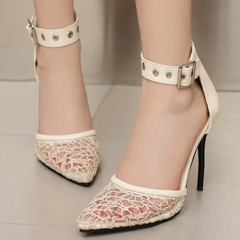 Pointed Toe High Heel Pumps