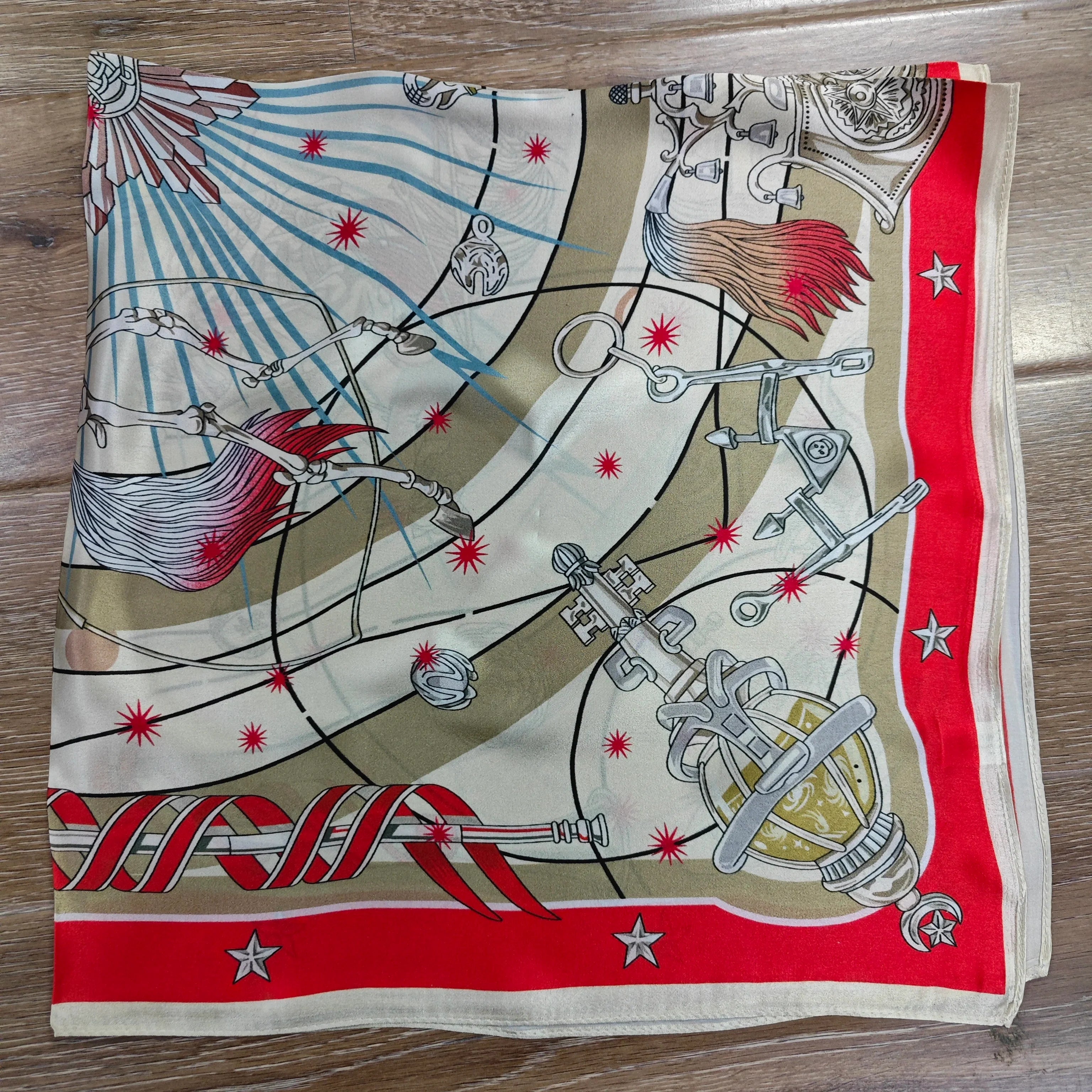 Zebra Print Silk Winter Scarf