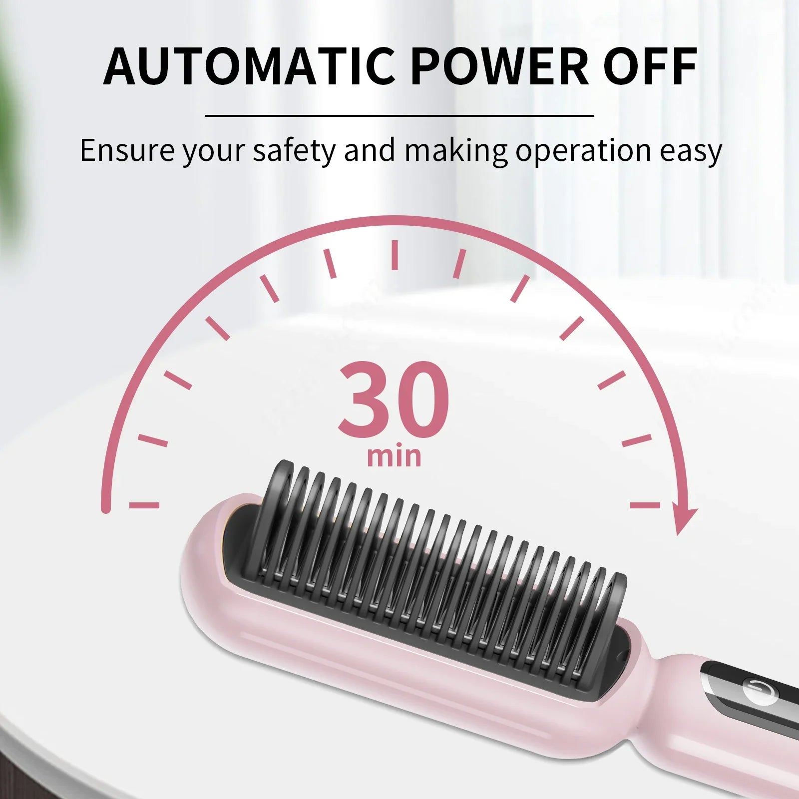 Fast Heating Hair Straightening Comb