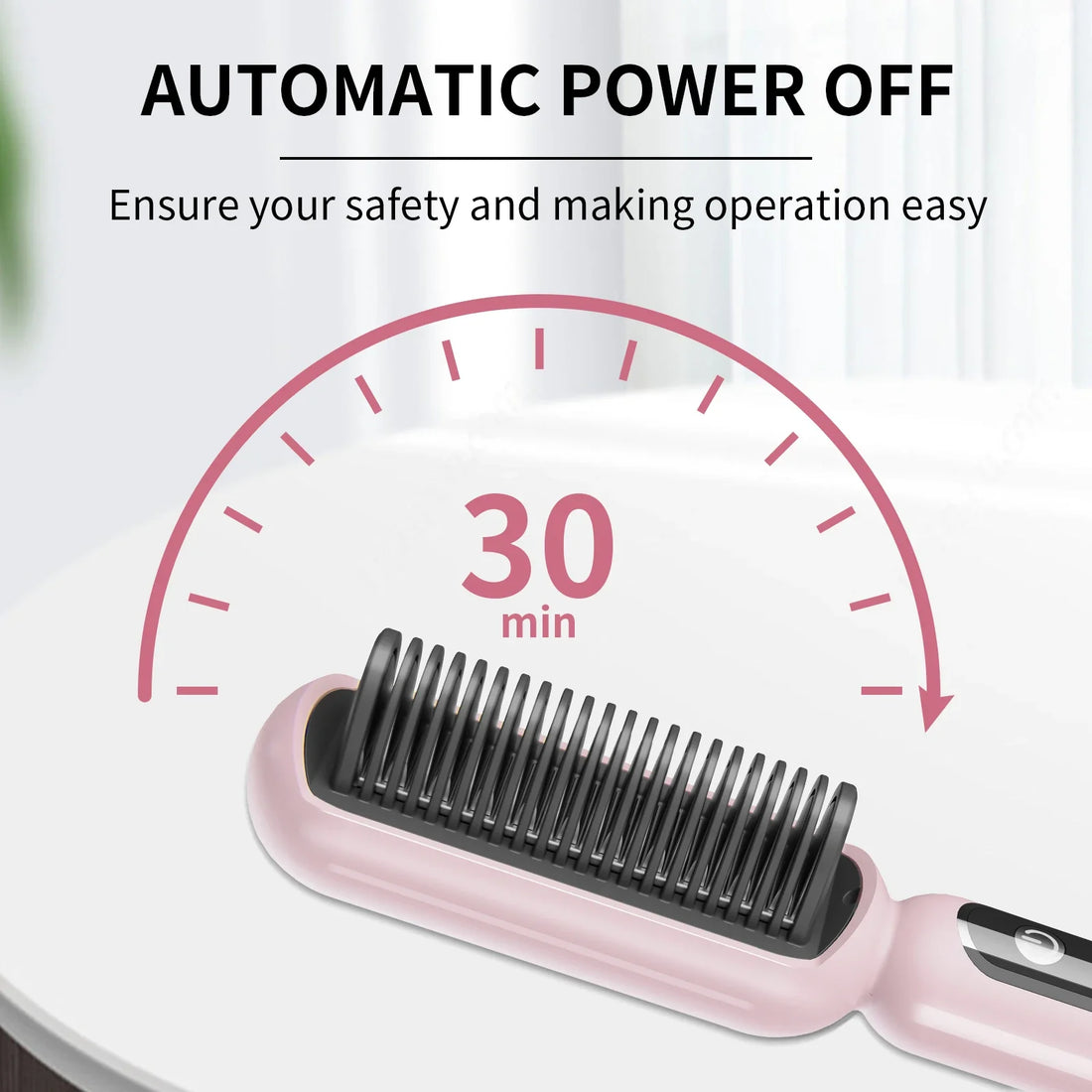 Fast Heating Hair Straightening Comb