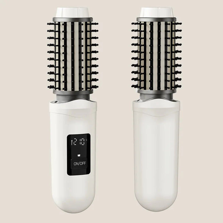 Cordless Hair Straightener Brush Tool