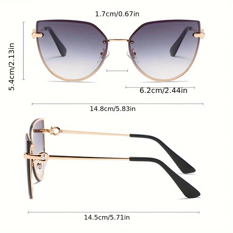 Cat Eye Gradient Sunglasses Women