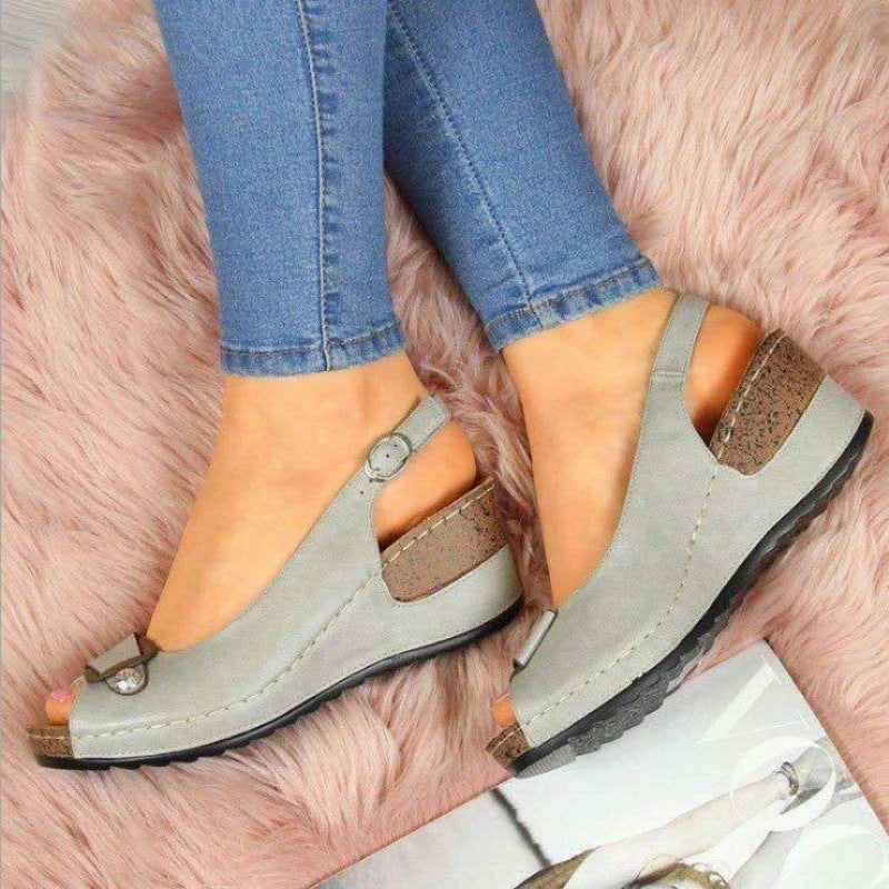 Platform Wedge Open Toe Sandals