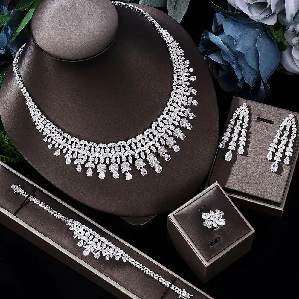 Crystal Wedding Jewelry Set