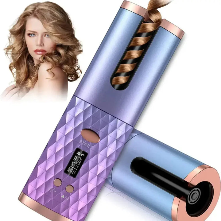 Automatic Cordless Hair Curling Iron