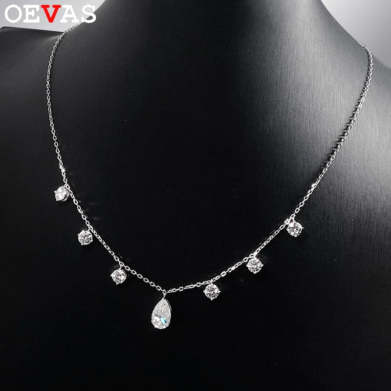 Moissanite Water Drop Necklace