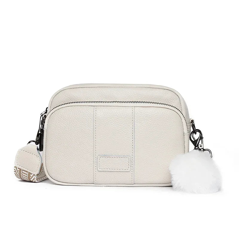 Genuine Leather Messenger Shoulder Bag